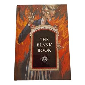 A series of unfortunate events - the Blank Book Journal